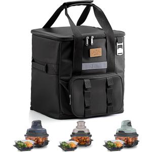 Carrying Bag Compatible with Ninja Crispi Air Fryer, Portable Bag Waterproof Outdoor Protector Bag Accessories for Ninja Crispi