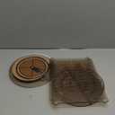 Masirs 360 Rotating Makeup Organizer - Adjustable Shelf Height and Fully Rotatable - The Perfect Round Spinning Cosmetic Organizer for Bedroom Dresser or Vanity Countertop Storage (Brown)