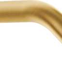 Moen Brushed Gold 6-Inch Shower Arm Shower Arm With 1/2-Inch IPS Connections, 10154BG