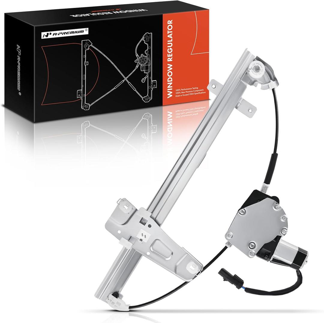 A-Premium Power Window Regulator with Motor Replacement for Jeep Grand Cherokee WJ 2000-2004 Front Right Passenger Side (Front Passenger Side)