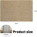 PURE ERA Carpet Stair Tread Landing Mat Tape Free Self Adhesive Non Slip Skid Resistant Indoor Doormat Area Rug Floor Mat for Kitchen Bathroom Workstations Washable 2' X 3'