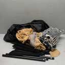 Halloween Decorations Outdoor - 72.8 Moving Life-Size Animated Skeleton Witch with Glowing Eyes & Chilling Sounds - Sound & Touch Activated Sensor - Animatronic Scary Props Decor for Halloween