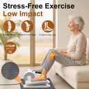 VIVURN 028 Under Desk Elliptical 12 Speed 5 Modes Motorized Leg Exerciser While Sitting for Seniors As Seen on TV Low Impact Electric Pedal Exerciser with Non-Slip Mat Quiet for Home and Office