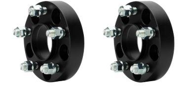 5X4.5 1.25 inch (31.75mm) Hubcentric Wheel Spacers with 70.5mm Bore Compatible with 2015-2023 Ford Mustang, 2017-2020 Ford GT, 5x114.3mm 14x1.5 Studs Wheel Adapters, Set of 2