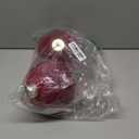 Large Velvet Christmas Ball Ornaments - 6 Inch Flocked Christmas Balls Shatterproof Decorative Hanging Ornaments Set for Xmas Tree Holiday Wedding Party Decor (Burgundy, 2pcs)