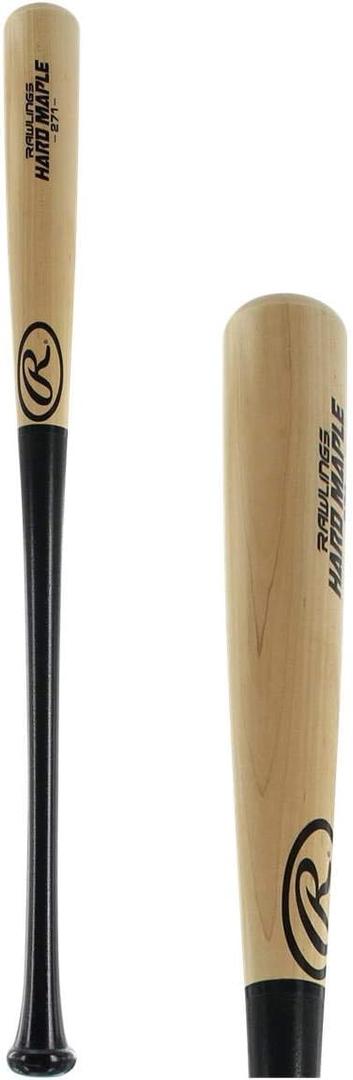 2 x Rawlings | Adirondack 271 Wood Bat | Hard Maple, Size: 34" 