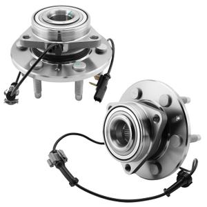 515160 2Pcs Front Wheel Bearing and Hub Assembly 4WD Fit for 2014-2018 Chevy Silverado 1500, Suburban, Tahoe, 2015-2020 GMC Yukon XL, 14-18 Sierra 1500, Cadillac Escalade, XTS, w/ABS & 6-Lug