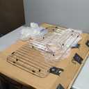 Stainless Steel Sink Grid and Protectors for Bottom of Kitchen Sink26" x 14" Inches with Rear Drain