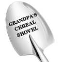 Christmas Gifts for Grandpa from Grandkids - Great Grandpa Gifts Personalized Gifts for Papa - Stocking Stuffers for Mens Gifts Ideas Birthday Father's Day Gift Grandpa's Cereal Shovel