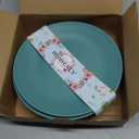 Homienly Deep Plate Set 6 PCS Reusable Dinner Plates Alternative for Plastic Plate Microwave and Dishwasher Safe Wheat Straw Plates for Kitchen Unbreakable 10 Inch Salad Plates for Outdoor (Multi)