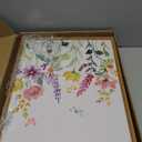 CHDITB Wildflower Framed Canvas Wall Art Set Of 3,Flower Artwork Modern Floral Wall Decor, Watercolor Nature Wall Painting, Minimalist Butterfly Art Prints For Bedroom Living Room Office Decor-12”X16”