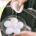Gezan Shapeable Squishy Toys Stress Balls Stress Relief Sand Glutinous Balls Fidget Toys for Adults Anxiety Relief (Blue,Purple)