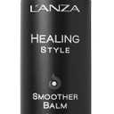 L'ANZA Healing Style Smoother Balm, New & Improved Keratin Hair Treatment & Hair Straightener Serum, Heat Protection & Anti Frizz Formula, for Curly, Frizzy & Wavy Locks (6.8 Fl Oz (Pack of 1))