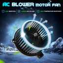 Air Conditioning A/C Heater Blower Motor with Fan Cage Fits for 2009 Kia Borrego, 2006-2011 Kia Rio/Rio5, 2010-2013 Hyundai Genesis Coupe, Replaces 97113 1G000, 700229, 615-50104 OE