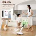 Steam Mop for Floor Cleaning with 3 Steam Mode, Quick 15s Heat-up, 284℉ Powerful Steam for for Wooden, Marble, Tile, Hardwood Floor, 3 Mop Pads