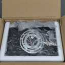 4-Light Bathroom Light Fixtures, Vanity Light with Milky White Shades, Matte Black Bathroom Light Fixtures Over Mirror, Modern Bathroom Wall Lamp for Mirror Living Room Cabinet Bedroom