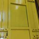 Foldable Push Cart Dolly, Heavy Duty Flat Bed Cart with Wheels & Non-Slip Mat, 360° Mute Wheels for Easy Maneuver, 660lbs, Easy to Assemble – Ideal for Household Tasks, Grocery Delivery, Yellow