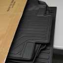 Powoq 7 Seats Floor Mats Compatible with 2025 2026 Ford Expedition Lincoln Navigator Cargo Mat Floor Liner Replacement for 2025-2026 Ford Expedition Accessories (Trunk Mat+Backrest Mats+Floor Mats)