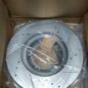 PowerStop Front Brake Kit For Toyota Tacoma 1995-04 - Truck & Tow Carbon Fiber Ceramic Brake Pads + Drilled & Slotted Rotors Upgrade, K1232-36