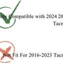 Tailgate Insert Letters Compatible with Tacoma 2024 2025 2026 3D Emblems with Strong Adhesive Matte Black