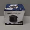 IAOSEN 6.3Inch Knock Box Large Espresso Knock Box Shock-Absorbent Knock Box Espresso with Removable Knock Bar and Non-Slip Base Espresso Machine Accessories for Home/Office