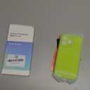 Silicone Case for iPhone 15 Pro Fluorescent Yellow, Full Body Protective Phone Cover Case with Microfiber Lining for iPhone 15 Pro 6.1 Inch (Fluorescent Yellow)