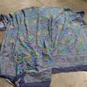 Indian Bedspread Cotton Sunflower Print King 106" x 106"