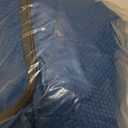 Gonex 40L 60L 80L 100L 150L Large Foldable Travel Duffle Bag with Shoes Compartment, Packable Lightweight Water Repellent Duffel Bag for Camping Gym Weekender Bag (Deep Blue)