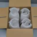 YANGNAY Glasses (Set of 12, 12 Oz), All-Purpose Red or White Glass with Stem, Durable, Dishwasher Safe