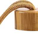 PROBTTL Bamboo Lid for 32 Oz Motivational Glass Water Bottles - Durable, Stylish and BPA - Free, Bamboo Top Replacement Cap for 1.45-inch Wide Mouth Water Bottles