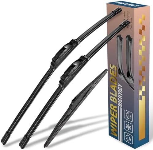 3Pcs Windshield Wiper Blades for Lexus CT200h 2011 2012 2013 2014 2015 2016 2017,Original Equipment Replacement Automotive Windshield Wiper Blades for My Car - 26"/18"/8" (Set of 3) U/J HOOK