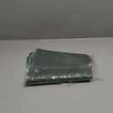 Round Table Placemats Set of 4, Wedge Shaped Faux Leather Table Mats, Heat Resistant Wipeable Washable Place Mats for Dining Table Dinner Kitchen Indoor Outdoor (Dark Green)