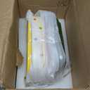 AVLA Set of 4 Ceramic Small Casserole Dishes, 7"x5" Porcelain Roasting Lasagna Pan, Individual Casserole Dishes Bakeware with Handle Rectangular Dish, Ceramic Baking Dish for Oven, 20 Oz, Polka Dot, Assorted Color