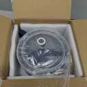 Gomakren Soup Bowl with Handle 39oz, Microwave Ramen Bowl with Lid, Ceramic Soup Container Mug Cup for Ramen Cereal Office Lunch Dorm, Cobalt Blue