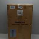 Hanke 24 Inch Checked Luggage PC Hard Shell Suitcases for Travel Front Opening Aluminum Frame Travel Luggage Rolling Suitcase with Wheels.(Jet Black)