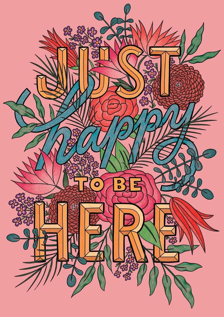 Buffalo Games - Gold - Happy Here - 300 Large Piece Jigsaw Puzzle