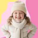 YMYDYFC Baby Beanie 3Pack Toddler Beanie Infant Knit Hat Baby Winter Hats for Boy Girl Winter Clothes Warm Knit Cap 0-6Years (6-24 Months, Apricot Beige/Pink/Dusty Pink_3pack)