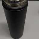 POWCAN 26 oz Insulated Water Bottle with 2-in-1 Straw and Spout Lid, Keep Cold 24H, Leak-Proof, Fits in Car Cup Holder, Stainless Steel Water Bottle for Sports, Travel, and School (Dark Knight) Without a lid