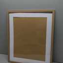 JCJMY 20x24 Picture Frame with 16x20 Mat, Display Photo 16x20 with Mat or 20 x 24 Without Mat, Wall Hanging Large 20 by 24 Poster Frame with Plexiglass, Rustic Brown