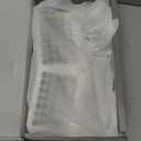 Ergonomic Wireless Keyboard and Mouse Set Creamy Wireless Keyboard Silent Mice Set with Wrist Rest for Computer, Laptop, PC, Mac, Windows (Gray White)