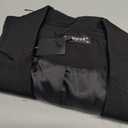 Allegra K Women's Open Front Office Work Business Crop Suit Blazer Jacket X-Small Black-Solid