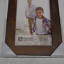 Malden 4x6 Picture Frame - Wide Real Wood Molding, Real Glass - Stonewashed Walnut