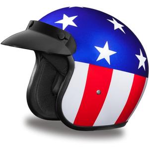 Daytona Helmets cruiser captain America helmet, 2XL