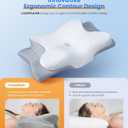 Ultra Pain Relief Cooling Pillow for Neck Support, Adjustable Cervical Pillow Cozy Sleeping, Odorless Ergonomic Contour Memory Foam Pillows, Orthopedic Bed Pillow for Side Back Stomach Sleeper, Queen