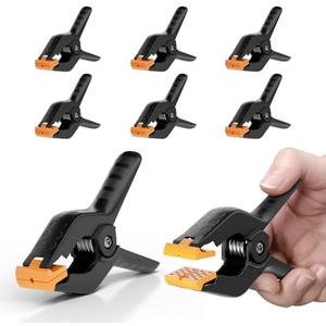 EMART 6 Pack Heavy Duty Muslin Spring Clamps, 4.5 inch Photo Booth Backdrop Clips for Photography Studio