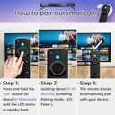 Replacement Remote Control Compatible with Fire Series, Insignia, Pioneer, Cube, for Hisense/TCL Smart TV Stick(4K/4K Max/Lite/2nd Gen/3rd Gen) with Voice Control