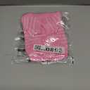 Dog Knitted Sweater with Wooden Buttons Cozy Pet Striped Winter Clothes for Chihuahuas Small Dogs Cats Boy Girl,Pink,S