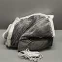 Wearable Heated Blanket Electric Snuggle with Foot Pocket/Sleeves, 59x70 Inch Heated Throw Blanket with for Women Men Adults, Super Soft Flannel & Sherpa Blanket Warmer for Home Office, Gray