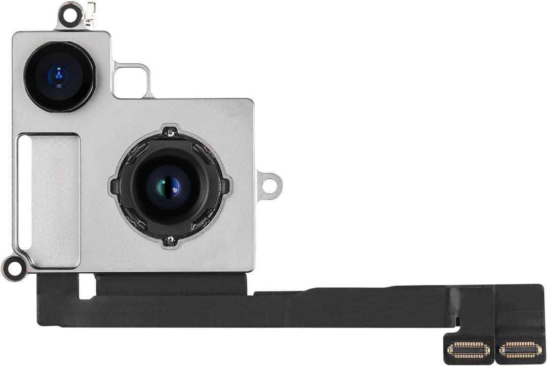 for iPhone 14 Plus 12MP OEM Main Rear Back Camera Replacement with Ultra Wide Lens 5X Optical Zoom HDR Photos Flex Cable 4K 60 fps 1080p HD Video Repair Kit A2632 A2885 A2886 A2887 A2896 (2 Pack)