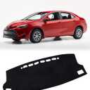 FIILINES Dash Cover for 2014-2018 Toyota Corolla, Dashboard Mat Accessories Dash Cover Sunshade Nonslip Mesh Protector No Glare Black